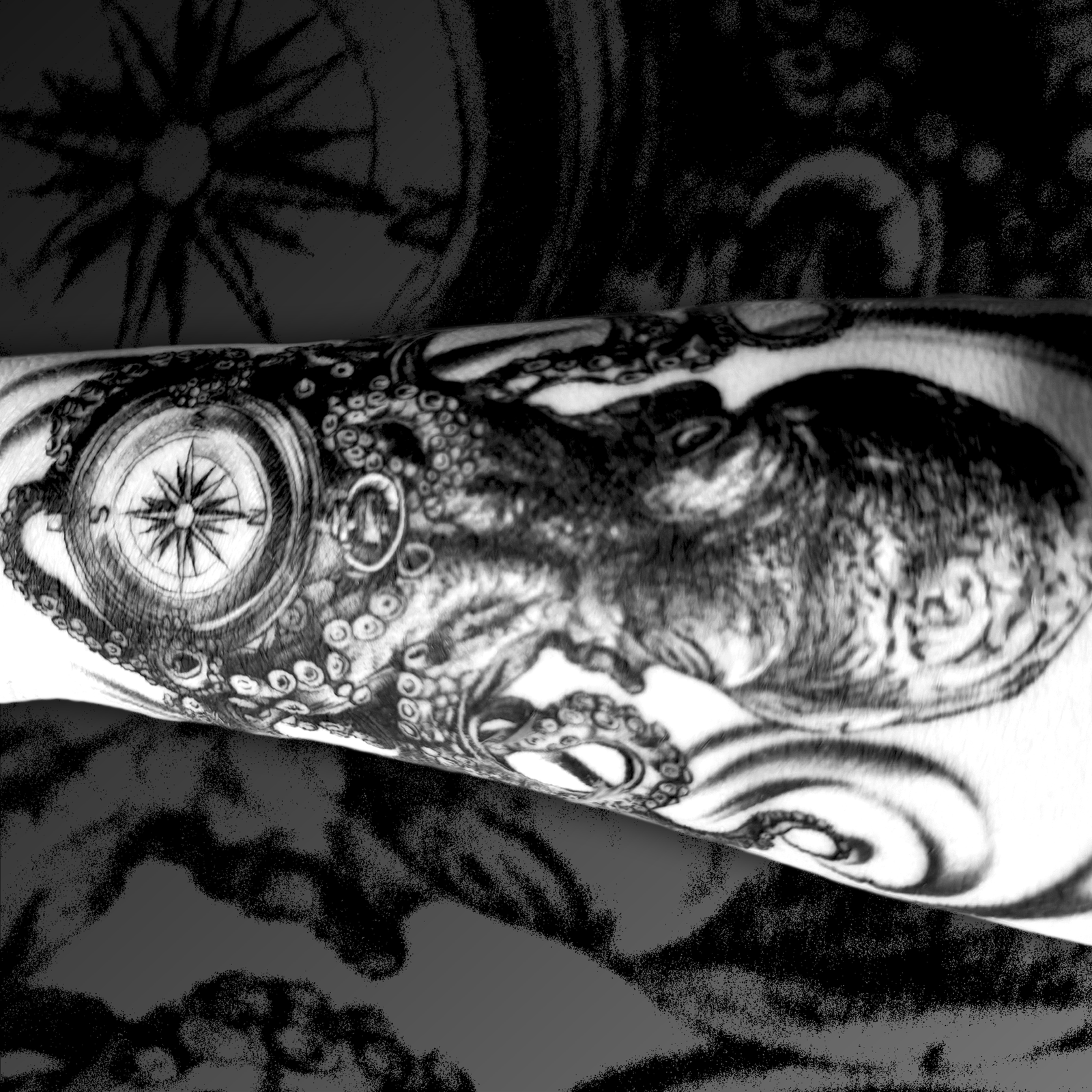 Tattoo machine on a clean workstation